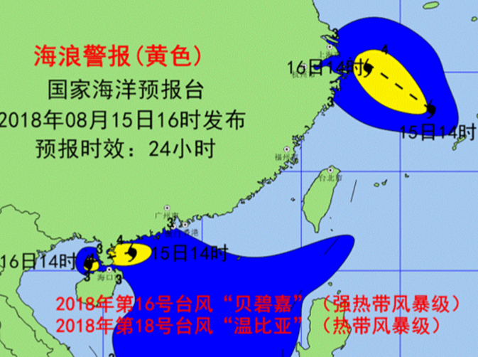 台风能量的最新路径追踪：强度、走向及潜在影响预测